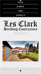 Mobile Screenshot of lesclarkbuilders.com